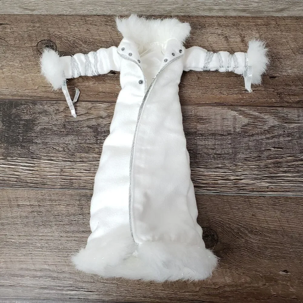 Hannah Montana Holiday Pop Star White Long Coat 2007 Disney Y2K
